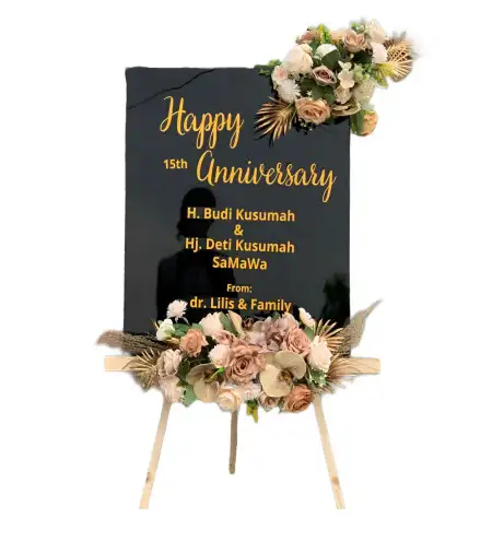 Papan Bunga Akrilik Jati Kramat